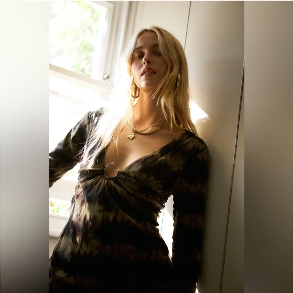 Zara Tie-Dye Tulle Dress - Picture 6 of 8